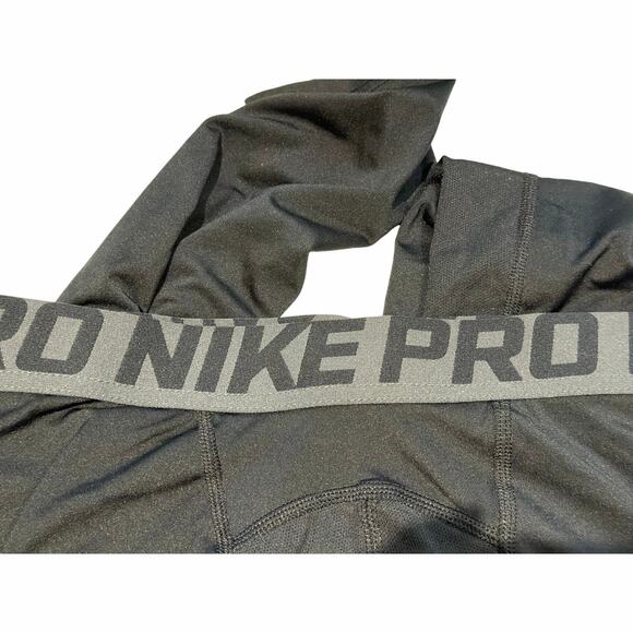 Nike Pro Pants Tights Boys Black XL Compression Base Layer Track Workout Gym Run - Picture 6 of 6